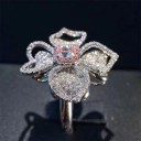 Anillo de mujer flor D1452 2