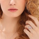 Anillo de mujer flor D1778 4