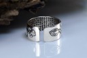 Anillo de plata para mujer talla ajustable - ORNAMENT 6