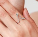 Anillo de serpiente para mujer D1562 2