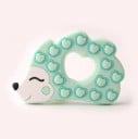 Anneau de dentition pour bébé en forme de hérisson - 5 pièces 6