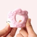 Anneau de dentition pour bébé en forme de hérisson - 5 pièces 16