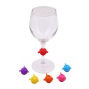Anneau de verre poisson 6 pcs 3