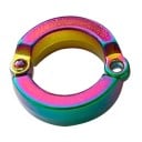 Anneau métallique coloré de 15 mm pour les pattes des oiseaux Clip d'identification en alliage pour le baguage de volailles, de grands 1