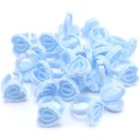 Anneau pour colle et cils en forme de cœur 100 pièces 3