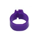Anneaux d'identification pour oiseaux 100 pcs Anneaux en plastique avec fermoir Dimensions 7 x 10 mm Pour distinguer les différents 4