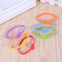 Anneaux de verre en forme de bracelet 6 pcs 4