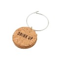 Anneaux en liège pour verre avec inscription 6 pcs 5