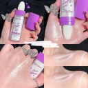 Ansigts highlighter Glitrende, lysende pudder Langtidsholdbar, skinnende pudder Highlighter til ansigt og krop 2