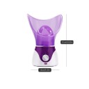 Ansigtsdampmaskine 50 ml varm fugter 130 W 13 × 27 cm med ansigts- og næsemasker til hydrering og porerensning 5