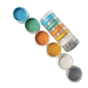 Ansigtsmaling 10 g Farvet eyeliner vandaktiv Sæt med neonfarver med pensler Halloween makeup 12