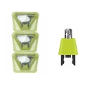 Ανταλλακτική λεπίδα για γένια Philips OneBlade 3 τεμάχια Εξάρτημα για τρίχες στη μύτη Συμβατές λεπίδες OneBlade Ξύρισμα Κούρεμα Λεπτομερής περιποίηση 1