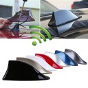 Antenna a forma di pinna di squalo per tetto auto Ricezione radio AM e FM Forma arrotondata bassa Plastica ABS lucida Dimensioni 17 x 7 x 6,5 8