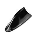 Antenna i hajfensform för bil Takmottagning av radio AM och FM Låg rundad form Glänsande ABS-plast Mått 17 x 7 x 6,5 cm 2