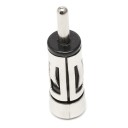 Antenneadapter ISO DIN voor autoradio Adapter tussen de antenneconnector en de radio Metalen lichaam met PVC-elementen Afmetingen 4 x 0,9 cm 4