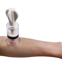 Anti-Cellulite Vacuum Suction Cup Size M 2.8 cm with Rotating Handle and Silicone Pad Massage Cup for Skin Firming 2