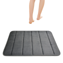 Anti-Rutsch-Badematte 40 x 60 cm aus Mikrofaser Schnelle Wasseraufnahme Weiche Toilettenmatte Waschbare Sicherheitsmatte 2