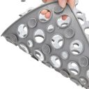 Anti-Rutsch-Badematte 70x38 cm mit Saugnäpfen und Ablauflöchern Leicht zu reinigende Badematte Badezimmerzubehör 9