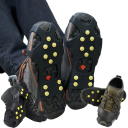 Anti-slip Climbing Crampons M 35-39 Highly Elastic TPE with Steel Spikes Safety on Snow and Ice Hiking Equipment 2