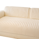 Anti-slip fleece hoes voor bank 70 x 70 cm Jacquard patroon wasbaar Beschermhoes voor bank en fauteuil in de woonkamer 9