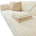 Antisklidande överdrag för soffa med plyschrand 90 x 70 cm Imitation av kaninpäls Maskintvättbar för soffa och fåtölj 12