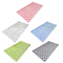 Antislip badmat 70x38 cm met zuignappen en afvoergaten Eenvoudig te reinigen badmat Badkameraccessoires 6