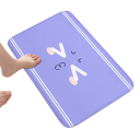 Antislip deurmat 40 x 60 cm Binnenmat voor badkamer, hal en balkon Waterdichte vloerdecoratie Duurzame entreemat 5