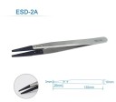 Antistatisk pincet ESD-2A med udskiftelige plastikhoveder og håndtag i rustfrit stål til delikat reparation af ure og elektriske komponenter 2