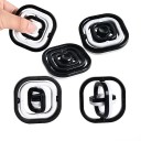 Antistress fidget spinner vierkant 7 cm draaiend mechanisch element voor stressverlichting en ondersteuning van concentratie 1