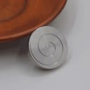 Antistress rotatiespeelgoed voor op tafel Metalen draaiende schijf met spiraalpatroon Voor ontspanning en bezigheid van de handen Diameter 3 cm 1