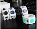 Antistress vinger speelgoed voor het bezig houden van handen Fidget ring met knoppen en schakelaar Zeshoekig lichaam van ABS-plastic 6 x 6