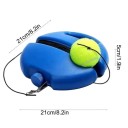 Antrenor de tenis cu șnur elastic și bază 21 x 21 cm Antrenament independent cu recul Antrenament de tenis acasă și în aer liber 6