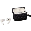 Antypoślizgowe skórzane etui na słuchawki dla AirPods 3, odporne na kurz, trwałe, chroni ładowarkę przed zarysowaniami, plamami i uderzeniami, umożliwia dostęp do wszystkich portów 3