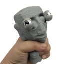 Antystresowa mała figurka głowa z ruchomymi oczami miękka deformowalna squishy zabawka do ręki do uwalniania stresu zabawna relaksacyjna pomoc 4