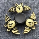 Antystresowy metalowy fidget spinner z dekoracyjnym motywem Obracająca się zabawka do palców do relaksacji napięcia Wygląd w starym złocie Rozmiar 1