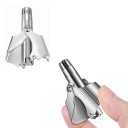 Aparador de pêlos manual mecânico lavável em aço inoxidável para corte preciso ferramenta para remoção de pêlos com escova 5