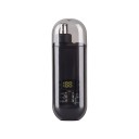 Aparador elétrico portátil de pelos do nariz com carregamento USB, cabeça rotativa a 360°, indicador de carga, aparador de sobrancelhas 1