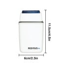 Aparat de ras electric pentru bărbă și contururi USB încărcabil 11,5x6 cm 5W 10000 RPM cu lamă din oțel 3
