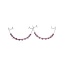 Aparat dentar decorative false dentare 5 x 4,6 cm Păr de răsucire cu cârlig și fir metalic Ornament dentar temporar cu cutie 13