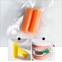 Aparelho de silicone para mastigar de correção da posição dos dentes Ajuda ortodontica Alinhamento do arco dentário Fortalecimento dos músculos da mandíbula 3,5 x 1 cm 3