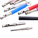 Apito ultrassónico para cães 9 cm em aço inoxidável Apito ajustável para treino de cães com cordão Controlo silencioso Ladrar e disciplina 4