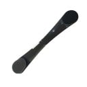 Aplicador de espalda para crema autobronceadora plegable 35 cm portátil esponjoso sin rayas negro para bronceadores y otras cremas en todo el cuerpo 1