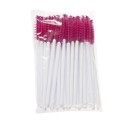 Aplicadores plásticos para máscara de pestanas 50 unid Pincéis para pestanas com cabo longo e fino Para aplicação de máscara 2
