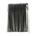 Aplicadores plásticos para máscara de pestanas 50 unid Pincéis para pestanas com cabo longo e fino Para aplicação de máscara 3