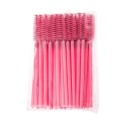 Aplicadores plásticos para máscara de pestanas 50 unid Pincéis para pestanas com cabo longo e fino Para aplicação de máscara 7