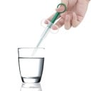 Aplikátor tablet pre malé zvieratá Pomôcka na podanie kapsúl aj tekutých liekov Plastový podávač s piestom a úchytmi na prsty Rozmery 15 x 6 cm 4