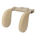Apoio de cabeça para carro 26 x 8,5 cm e 22 x 22 cm Almofada para o pescoço e apoio lateral para os bancos traseiros Confortável suporte para a cabeça em longas viagens 4