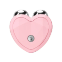 Appareil de massage par microcourant EMS en forme de cœur 6 x 5,5 cm Massager USB rechargeable pour le visage et le corps Raffermissement 3