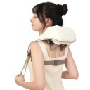 Appareil de massage portable pour le cou et les jambes Massage vibrant et pétrissant Design ergonomique Fonction de compression Facile à nettoyer Fonctionnement sans fil 1
