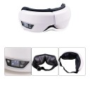 Appareil de massage vibrant pour le visage et les yeux Massage multifonction sans fil avec musique Bluetooth Écran numérique Compresse chauffante Coussin de massage par acupression 2